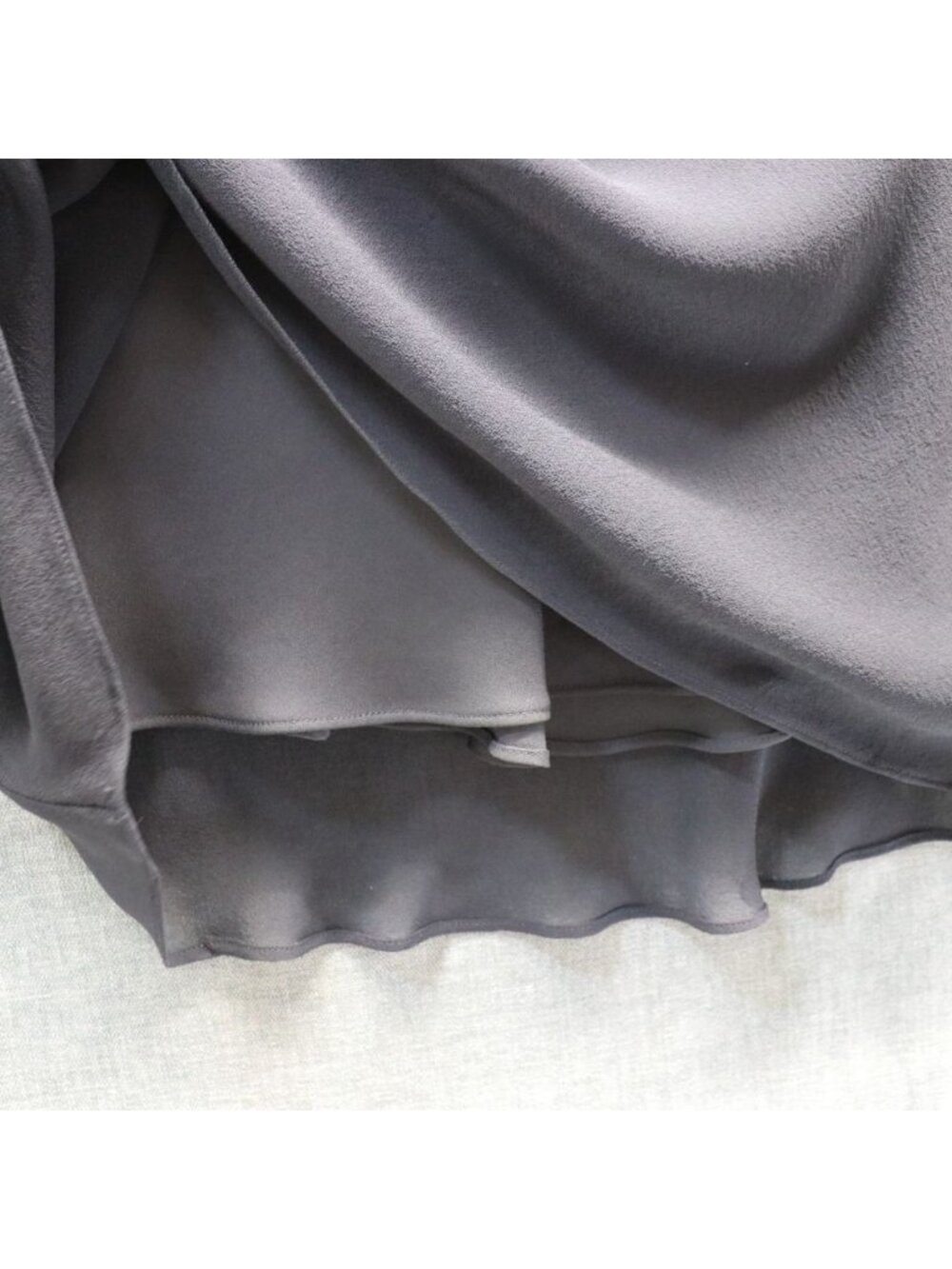 NWOT Vintage Simply Silk Black 100% Silk 90s Midi Slip Dress Med/Large Deadstock - Picture 9 of 14